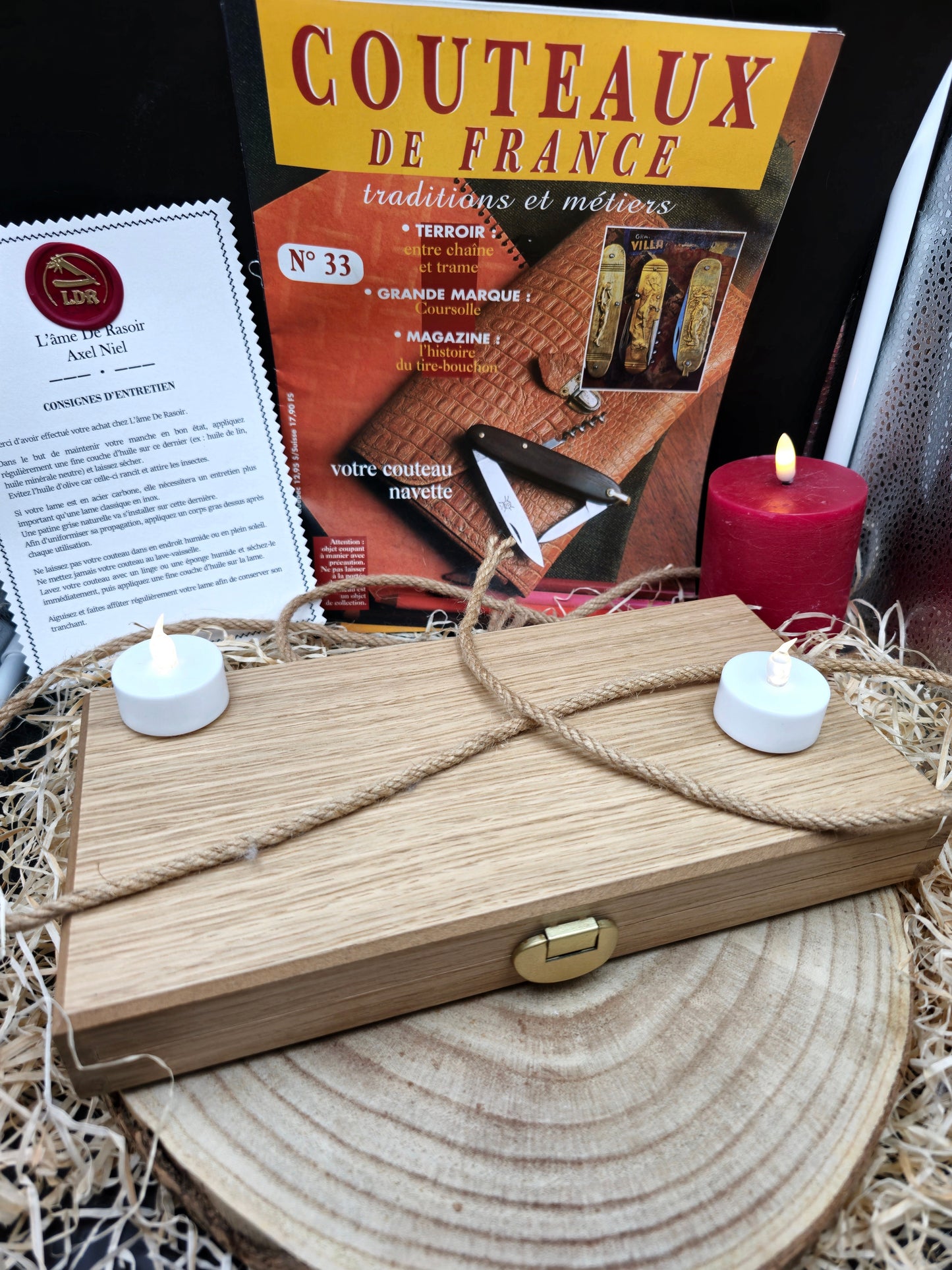 Coffret 6 couteaux de table