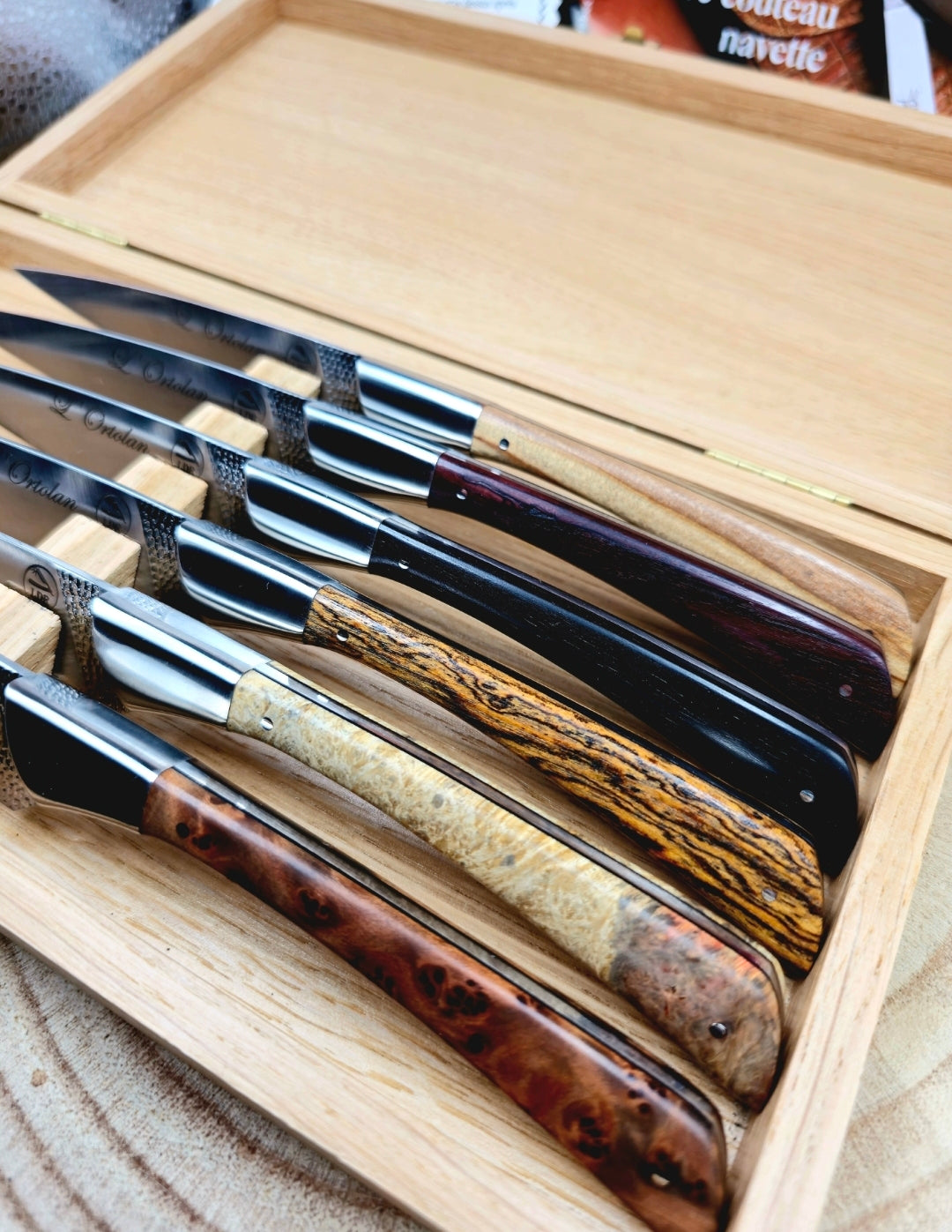 Coffret 6 couteaux de table