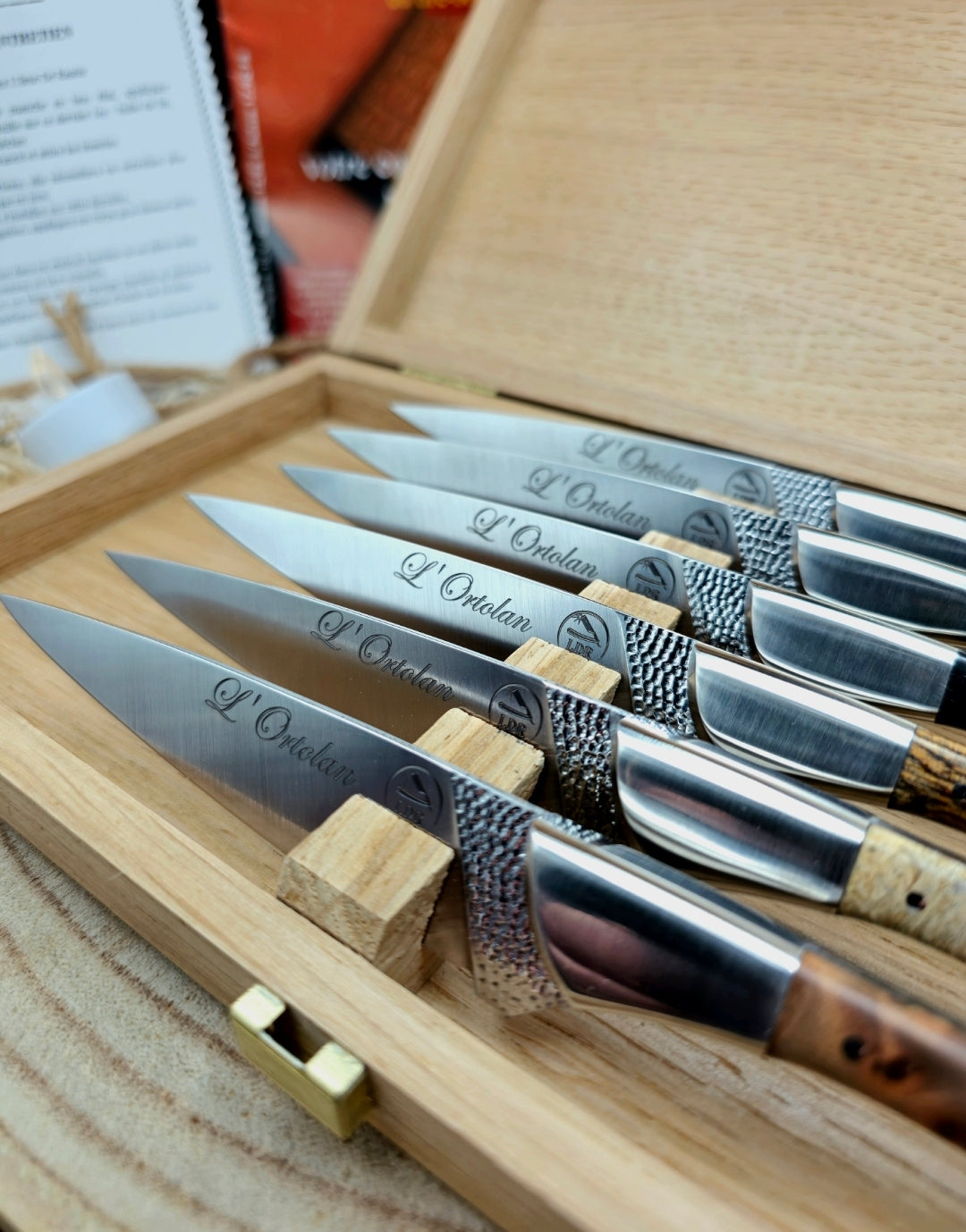Coffret 6 couteaux de table