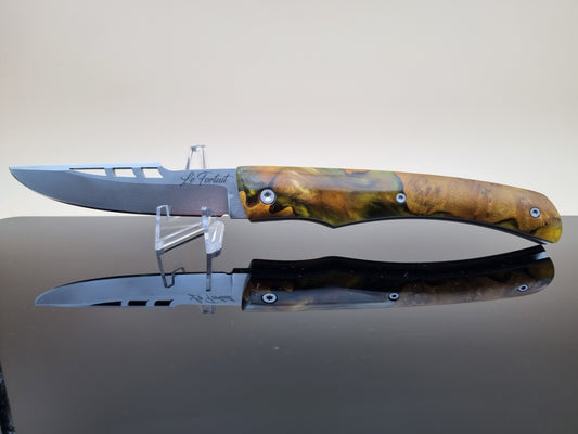 Le Fortuit cran forcé, Hybride Gempol et résine or