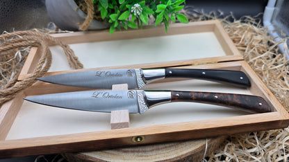 Coffret 2 couteaux l'Ortolan