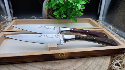 Coffret 2 couteaux l'Ortolan
