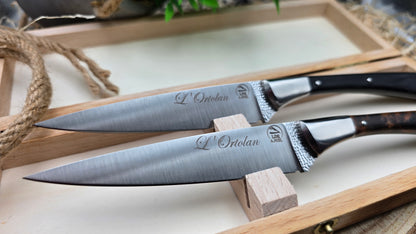Coffret 2 couteaux l'Ortolan