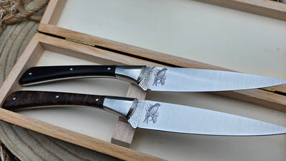 Coffret 2 couteaux l'Ortolan