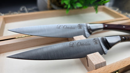 Coffret 2 couteaux l'Ortolan